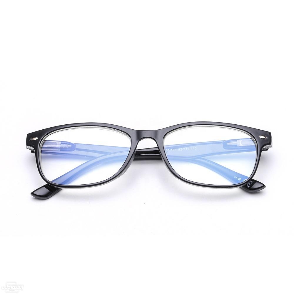 نظارات كمبيوتر بفلترة الضوء الازرق ذات جودة عالية ذات لون اسود
