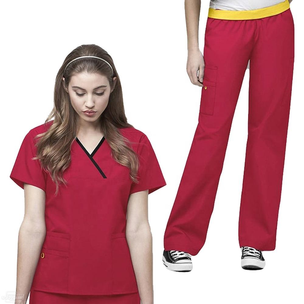 cheap-y-neck-mock-wrap-scrub-tops-medic_main-1
