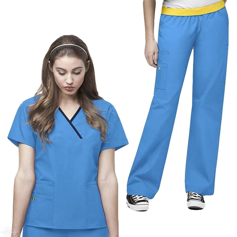 cheap-y-neck-mock-wrap-scrub-tops-medic_main-5