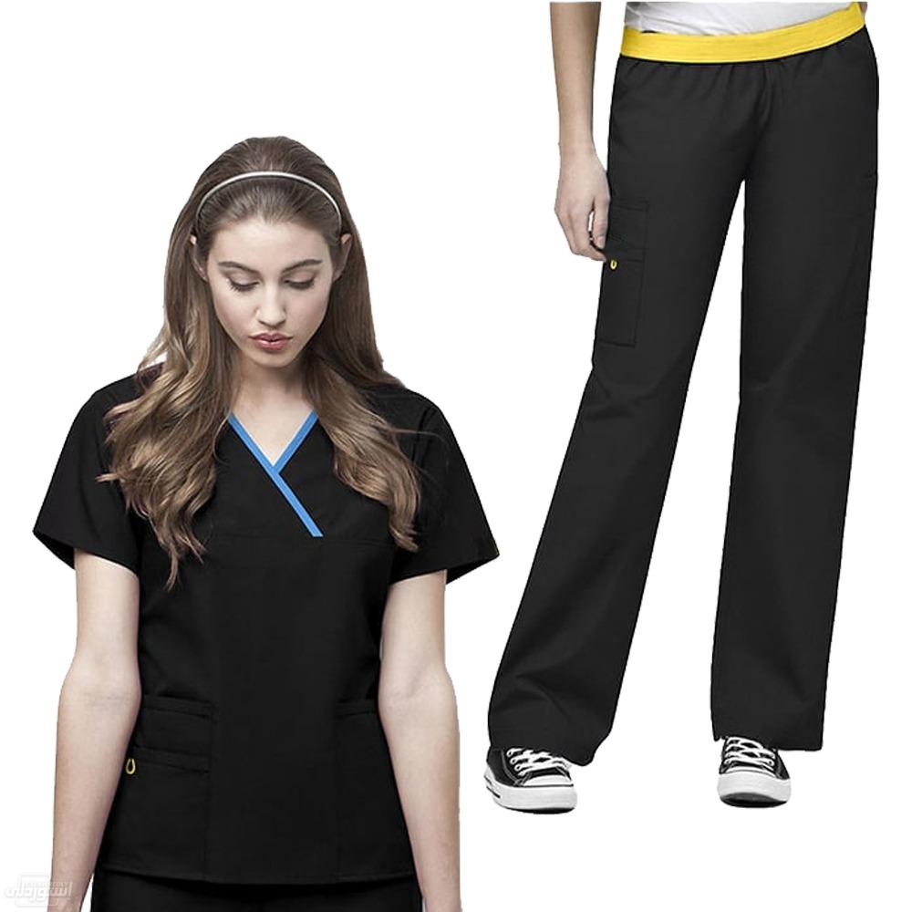 cheap-y-neck-mock-wrap-scrub-tops-medic_main-6