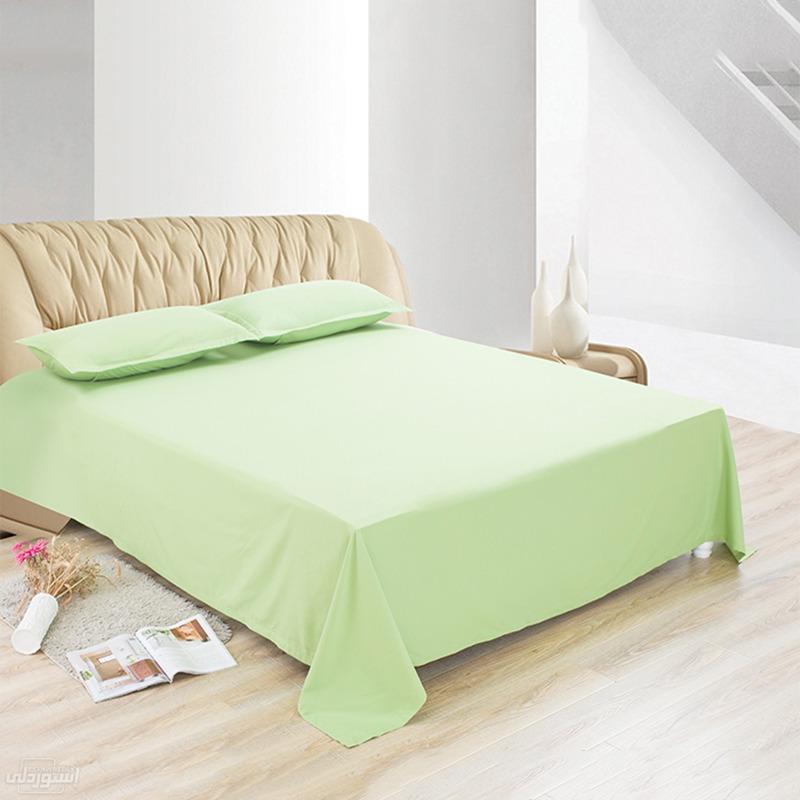طقم سرير صيفي مكون من 3 قطع خامة ممتازة عصري مصنوع من القطن 100 بالمئة اخضر اللون 