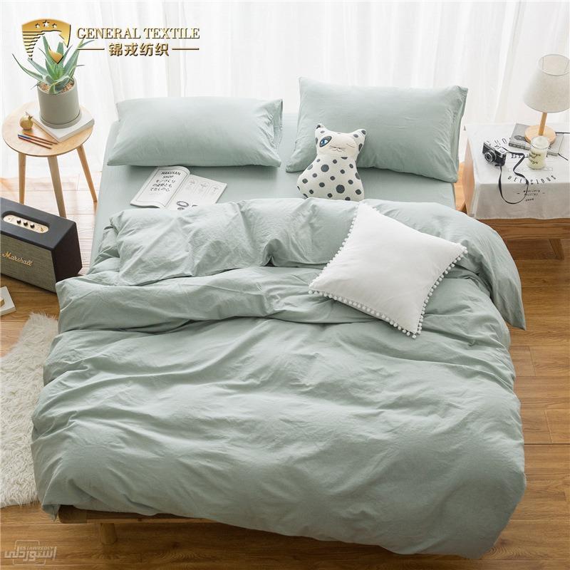طقم سرير  كامل مكون من 4 قطع ذات جودة عالية وتصميمات جذابة  خامة ممتازة 