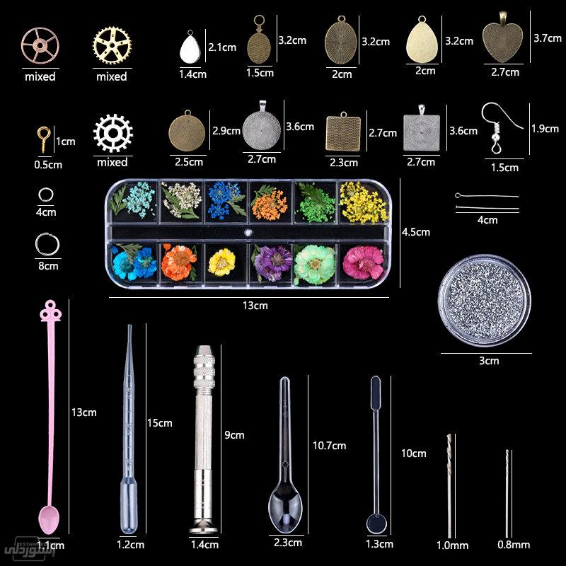  طقم قوالب سيليكون راتينج إيبوكسي شفاف ثلاثي الأبعاد فريد لصنع المجوهرات نوعية رفيعة جودة عالية 