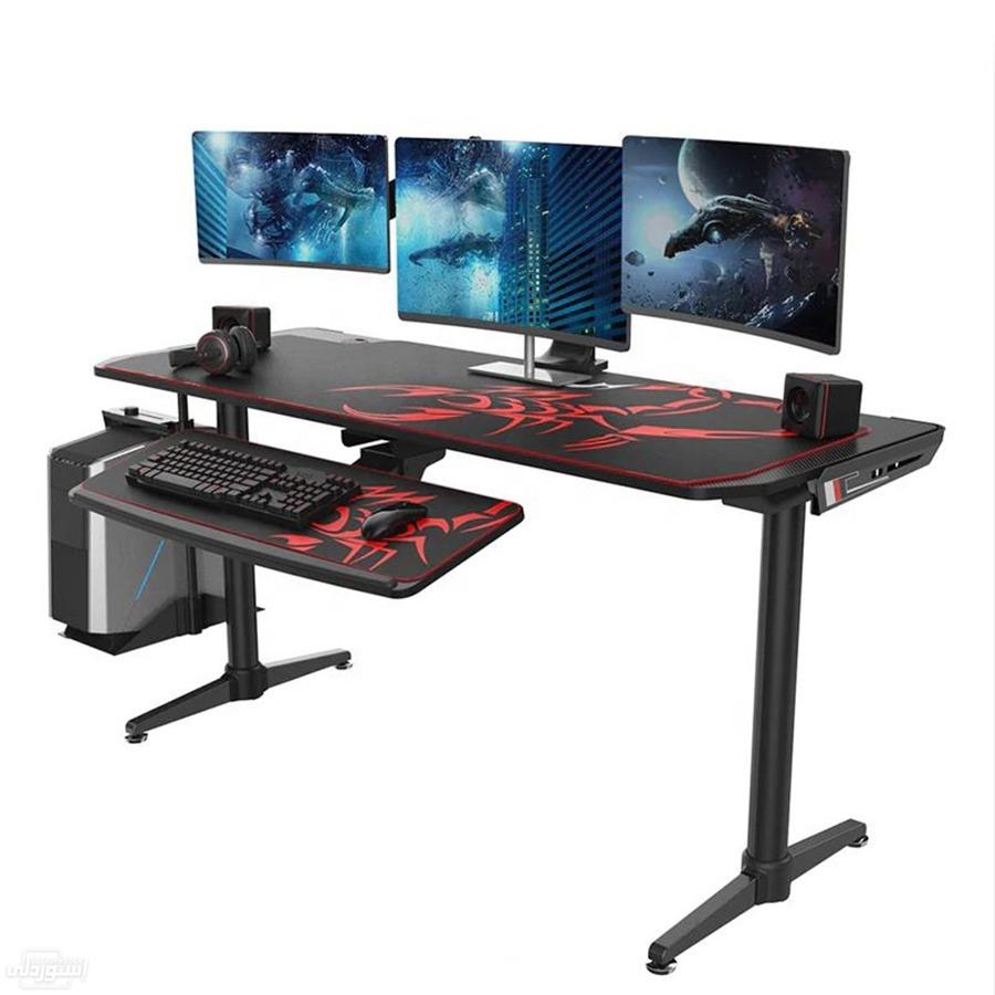 60-inch-black-computer-gaming-table-desk_main-0